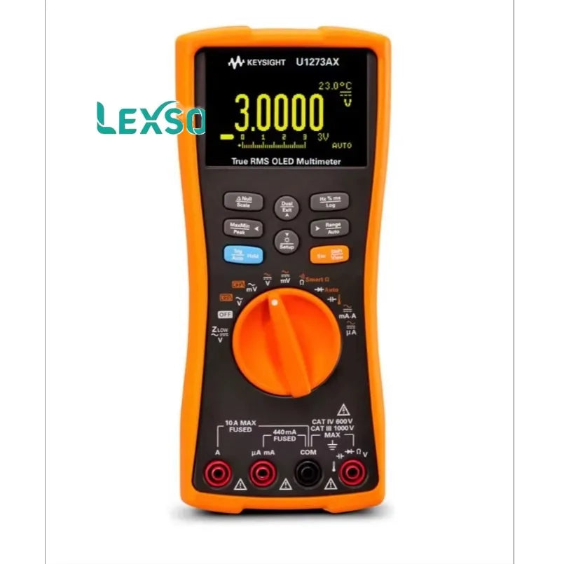 Keysight Handheld Digital Multimeter U1273AX Serie OLED Display 4 1/2 Digits IP54 lexso