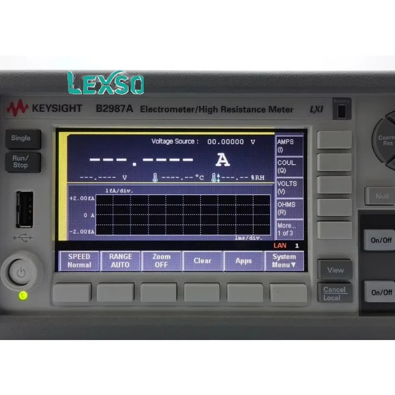 Keysight Used B2987A Electrometer/High Resistance Meter 0.01fA, 1000V (Agilent) Price Negotiable lexso