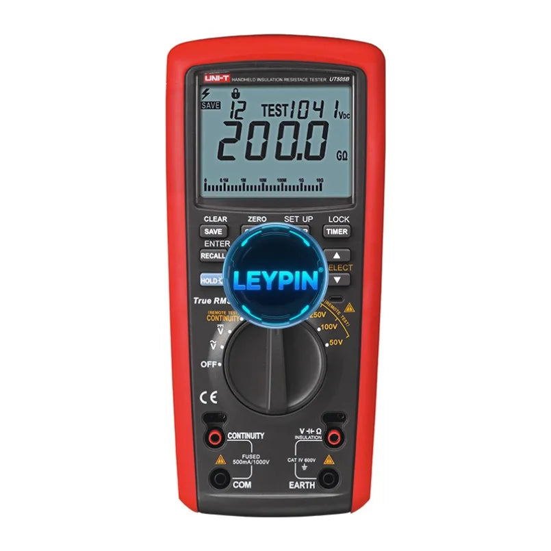 UNI-T UT505 1KV Series Handheld Insulation Resistance Testers UT505A 20G UT505B 200G 99group CE UKCA ETL     lexso