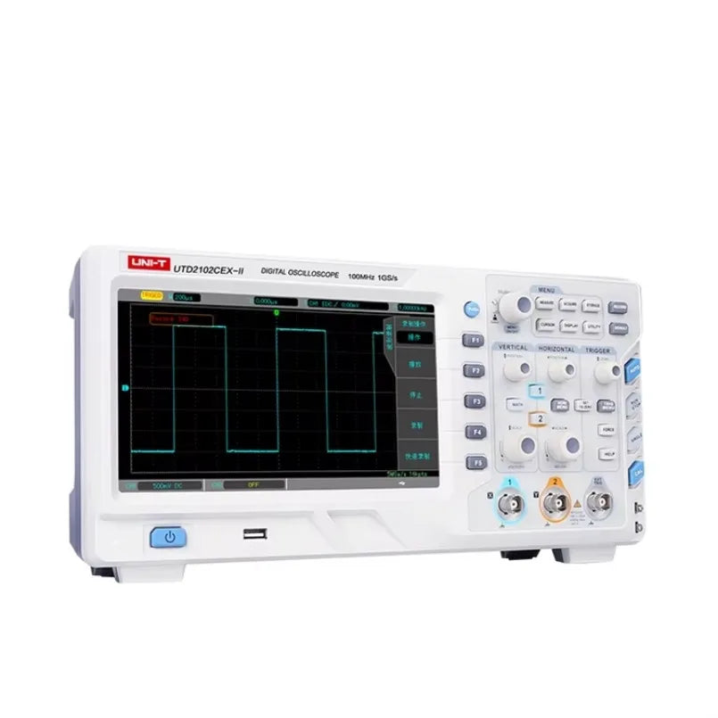 UNI-T UTD2102CEX-II Digital Storage Multimeter Oscilloscopes 2CH 100MHZ Bandwidth 1GS/s Sample Rate 8 Inches TFT LCD Display lexso