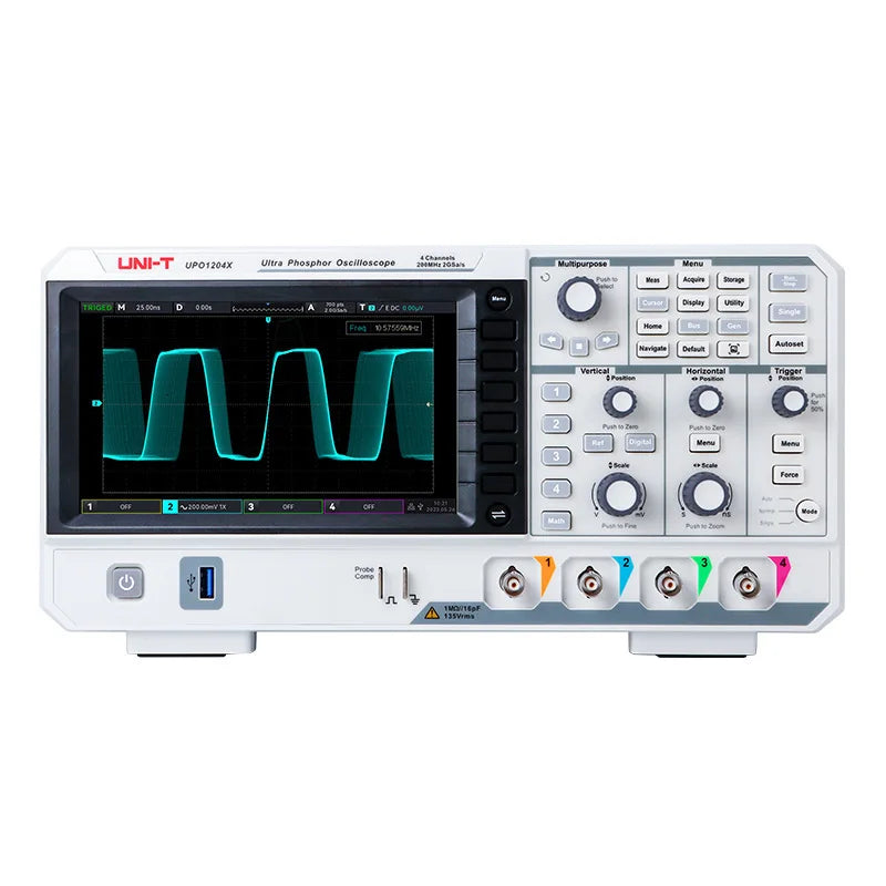 UNI-T UPO1204X - 200MHz 4Ch Digital Phosphor Oscilloscope