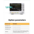 Siglent Oscilloscope options sds1000x hd series accessories software hardware  lexso