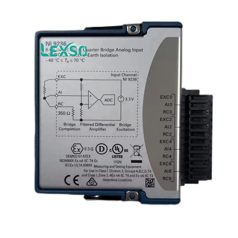 National Instruments 9236 C Series Strain/Bridge Input Module with OEM Customized Support and 3-Month Warranty lexso