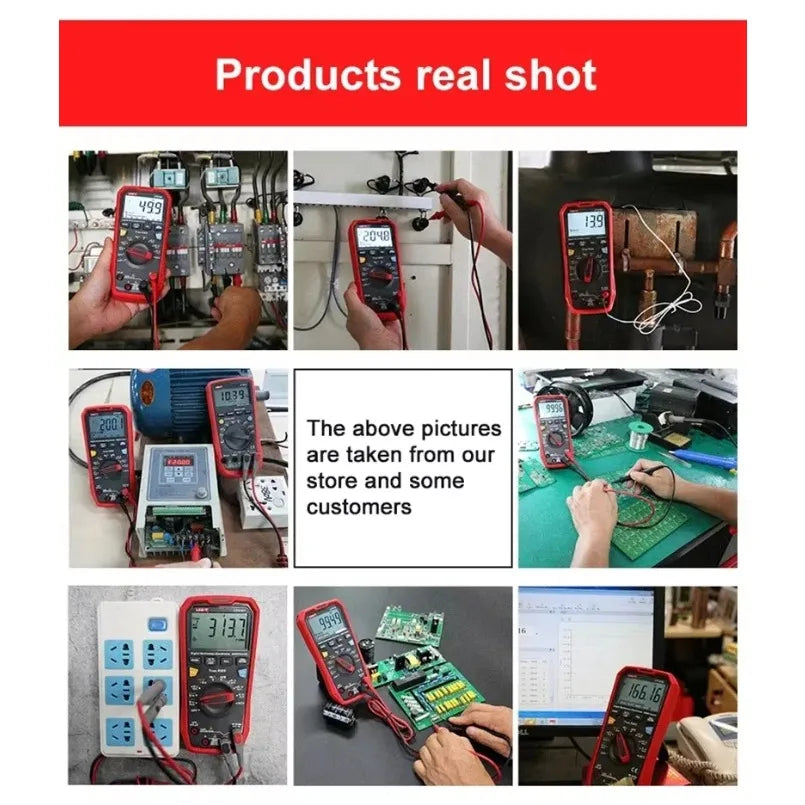 UNI-T UT61E+ Plus Professional Multimeter Analog Digital Electrical Tester with 22000 Counts Ammeter Voltmeter Multi Meter lexso