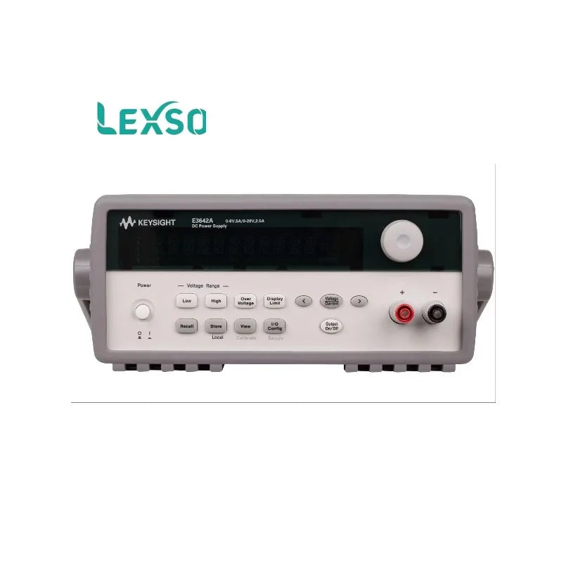 Keysight E3640A 30W  Voltage:<0.05%+10mV, Current:<0.2% +10mA, Dual Range: 0-8V/ 3A and 0-20V/ 1.5A    lexso