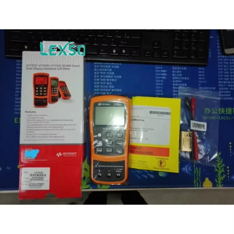 NEW KEYSIGHT Agilent U1733C Handheld LCR Meter   lexso