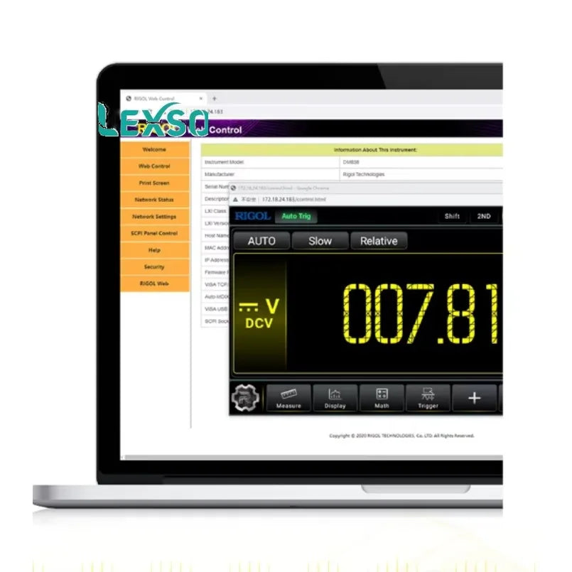 RIGOL DM858E High Accuracy Digital Bench Multimeter for Laboratory Measurement and Electronic Testing lexso