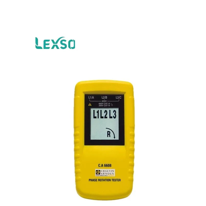 Chauvin Arnoux CA6608 Phase Rotation Tester Electronic Measuring Instrument in Blister Pack    lexso