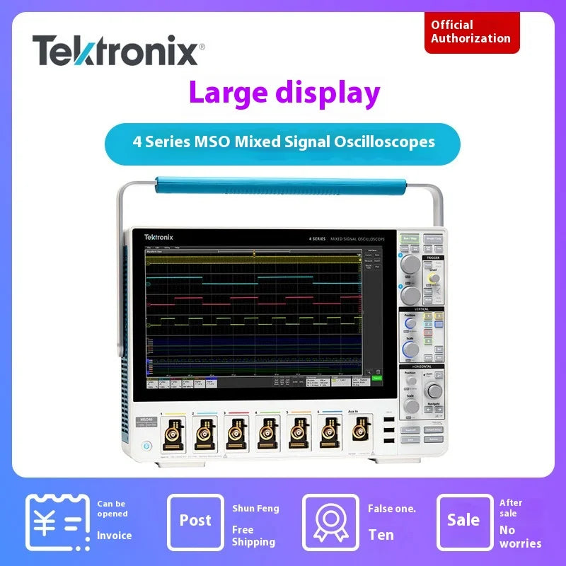 Tektronix Digital Oscilloscope Hybrid Signal Mso44/Mso46 4-Band 1000/200/350/500MHz Bandwidth