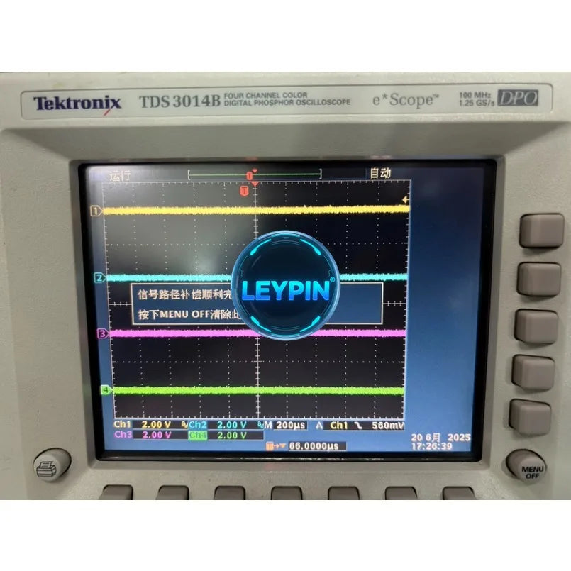 1pc USED Tektronix TDS3014B 4-Channel 100MHz 1.25GS/s Digital Phosphor Oscillos/    ytdi