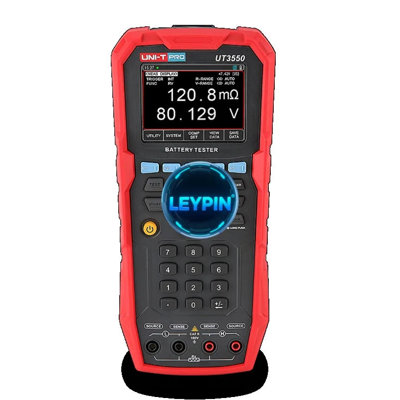 UNI-T UT3550 Handheld Battery Internal Resistance Tester 0.0001V~100.00V 0.05% Voltage 0.5% Resistance Tester Instrument     lexso
