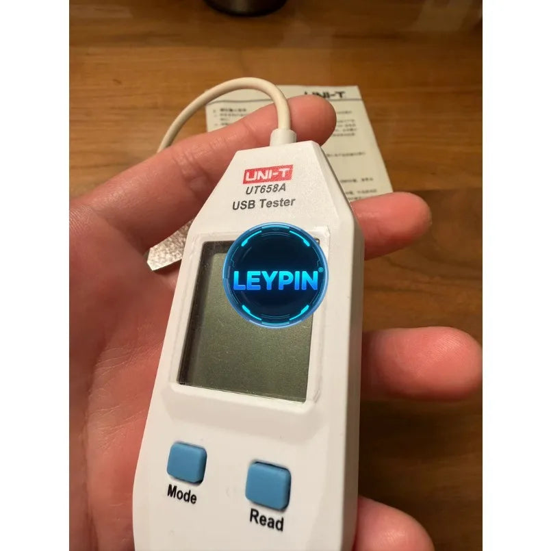 UNI-T UT658 Dual Portable Power Source Tester USB Type C LCD Digital Cable Voltage Amps Meter 4-24V DC Voltmeter Ammeter   lexso