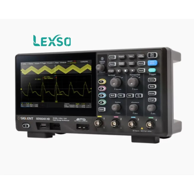 SIGLENT SDS804X HD Compact Low-Noise Quad-Channel Digital Oscilloscope with High Vertical Resolution lexso