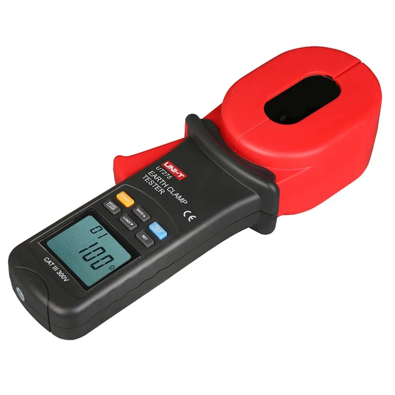 UNI-T UT275 Clamp Earth Ground Tester Auto Range Resistance Clamp Earth Resistance Tester with Data Storage Backlight lexso