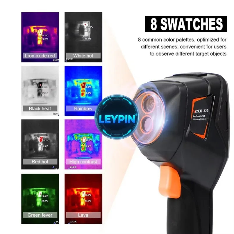 VICTOR 320 Handy Thermal Imager Temperature Controller Digital Thermometer -20 to 400 Centigrade USB Interface    ytdi