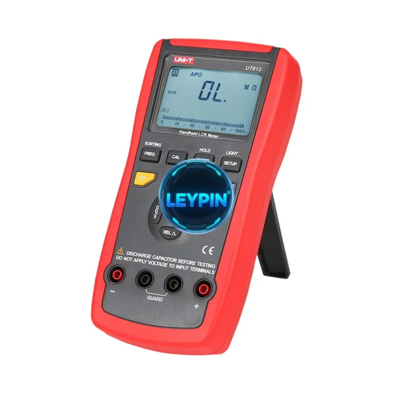 UNI-T UT612 LCR Test Meter  2000H 20mF 200M L/C/R/DCR/Q/D/ESR Data Hold Auto LCR Check and Measurement   lexso