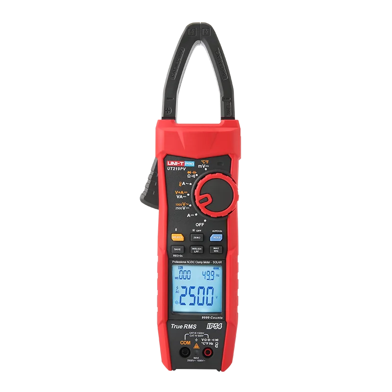 UNI-T UT219PV Clamp Mete AC DC Pliers Ammeter Voltmeter 1000A 2500V PEAK LPF Measure Digital Bluetooth Multimeter Price Contact    ytdi