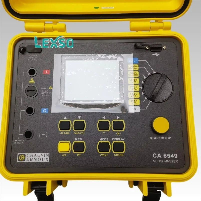 Chauvin Arnoux CA6549 Insulation Resistance Tester 40 V Min 5100 V Max 10000 G    lexso