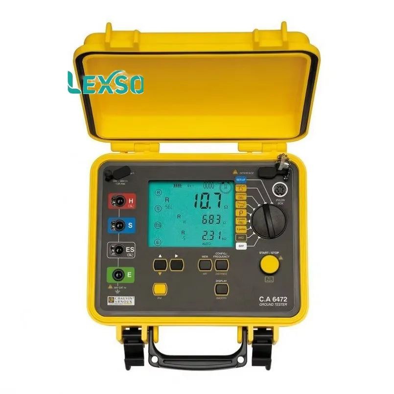 Chauvin Arnoux Ca 6472 Earth Soil Resistivity Tester 3-Pole 4 Clamp Methods Frequency Sweep Measuring Analysing  lexso