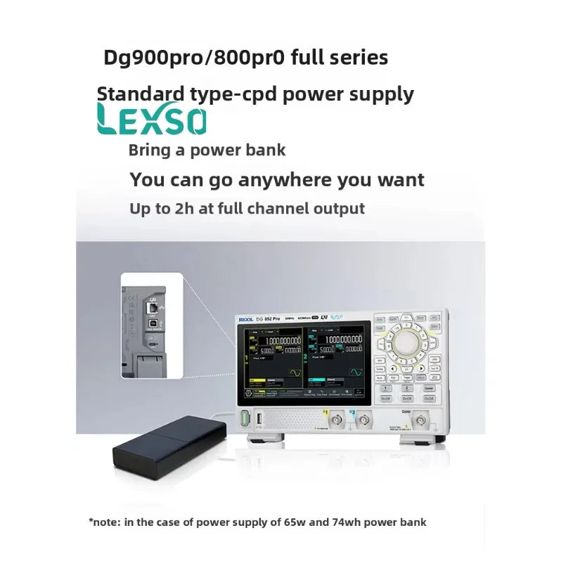 Rigol DG821/822/852 Pro Arbitrary Waveform Signal Generator for Laboratory Use OEM Customizable 25MHz 50MHz  lexso