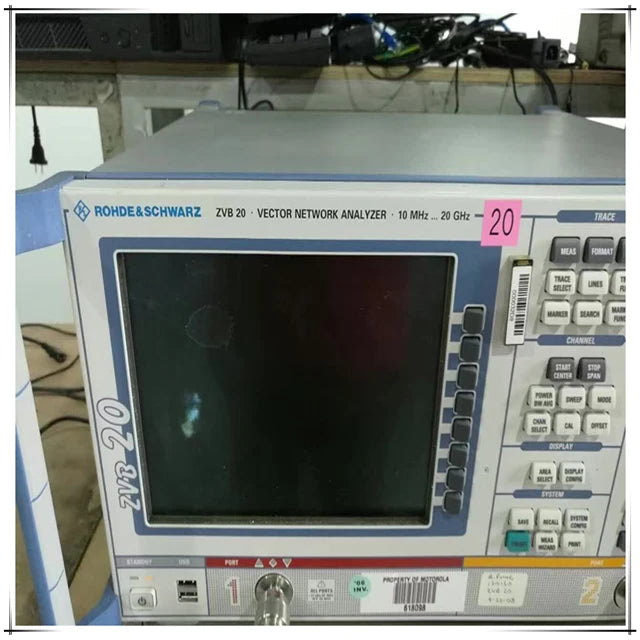 Used ZVB20 10M-20GHz Spectrum Analyzer Rohde & Schwarz Germany 20G Vector Network Analyzer