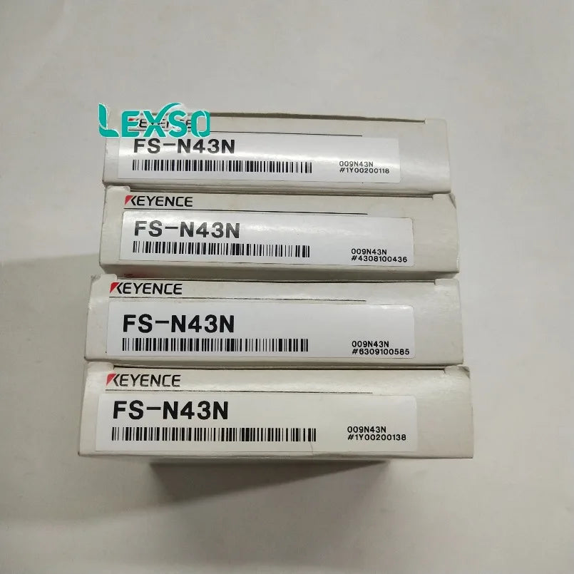 Digital Fiber Optic Sensor FS-N40 Series Fiber Optic Sensor NPN Output Amplifier Cable Type FS-N43N lexso