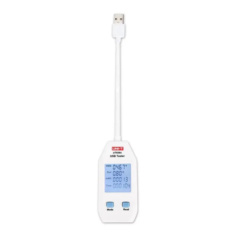 Unit-t UT658A Portable Output Voltage Current Resistance USB Professional Tester Meter USB Digital Display Data Storage lexso