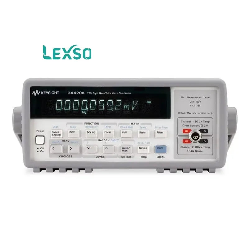 Keysight 34420A Micro-EU Desktop Multimeter Seven-Position Semi-Precision Nano Meter Testing Equipment 3-Year Warranty lexso