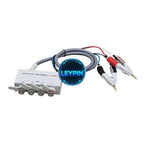 Tonghui TH26011AS 4 Terminals Insulation With Lock Kelvin Test Line Fits for Capacitance Meter  Inductance Meter Digital ytdi