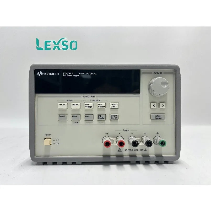 Keysight E3632A 120W 0-15V, 7A; 0-30V, 4A 105/120W, Voltage:0.05% + 10mV, Current:0.2% +10mA    lexso