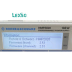 R&S Rohde & Schwarz HMP2030 programmable power supply   lexso