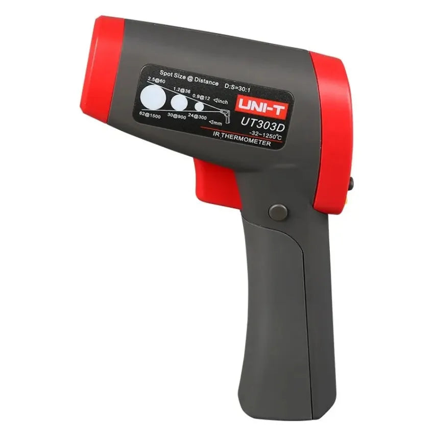UNI-T Infrared Thermometer High Temperature Industrial Infrared Thermometer -32 - +1250 Centigrade 30 to 1 UT303D LS    ytdi