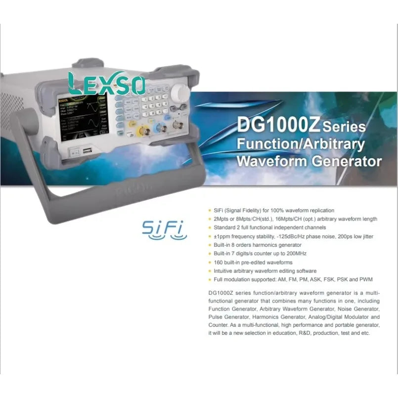 Rigol Arbitrary Waveform Function Signal Generator DG1022Z/1032Z/1062Z Signal Source  lexso