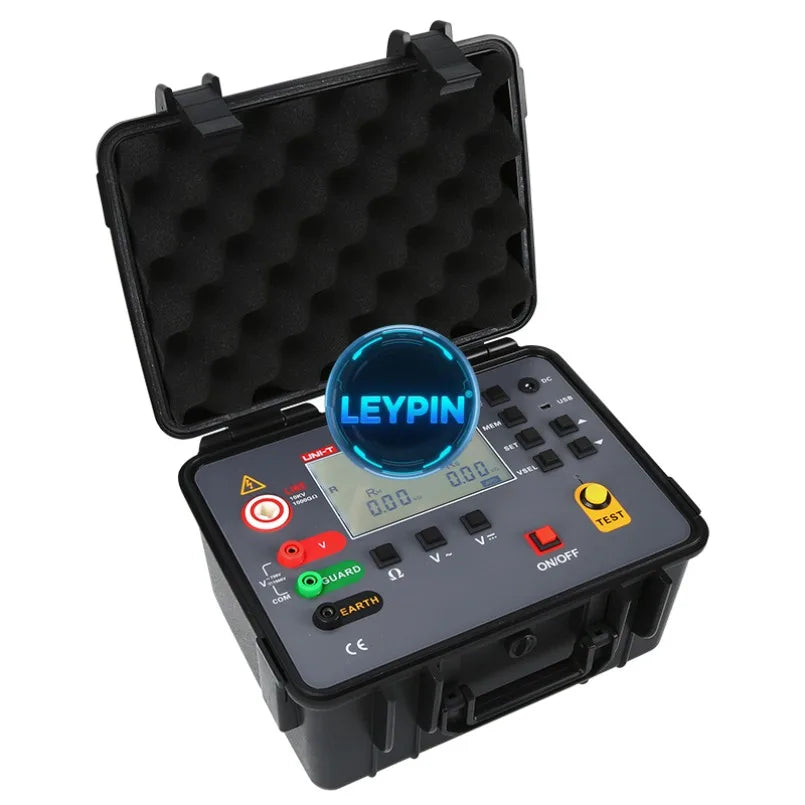UNI-T UT515A High-voltage Insulation Resistance Tester with Absorption Ratio and Polarization Index Measurement     lexso
