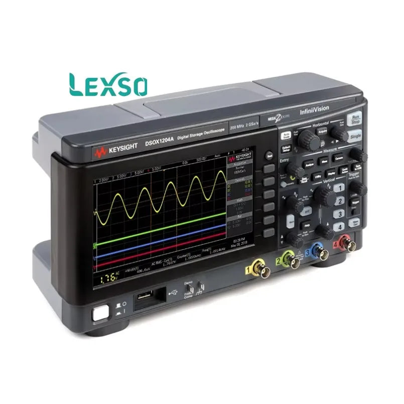 Keysight DSOX1204A Oscilloscope: 70/100/200 MHz, 4 Analog Channels - Get a Discount      ytdi