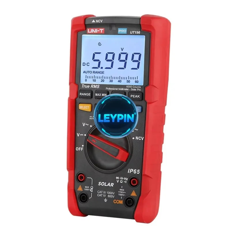 UNI-T UT196 True RMS Professional Multimeter 1500V AC DC Voltage Tester Capacimeter Resistance Frequency Meter     ytdi