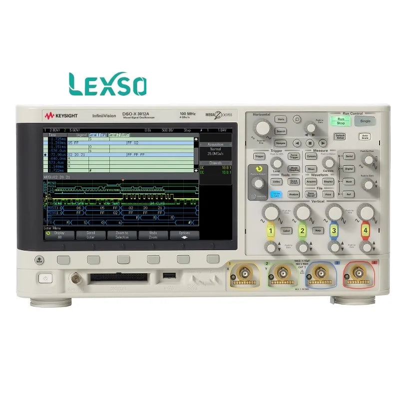 Keysight DSOX3012A Oscilloscope: 100 MHz, 2 channels lexso