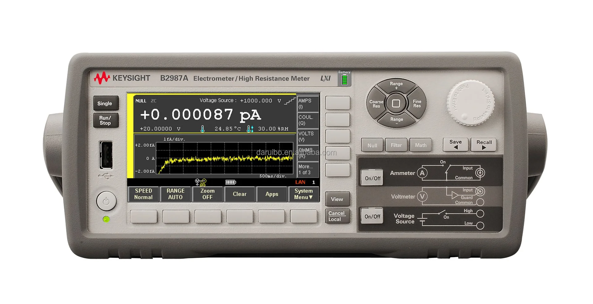 Keysight Used B2987A Electrometer/High Resistance Meter 0.01fA, 1000V (Agilent) Price Negotiable