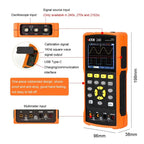 VICTOR 240S China Handheld Oscilloscope 2CH Channel 40MHz 125MSa/s Sampling Rate Dual-Channel Multimeter Storage signal Souce LS   ytdi