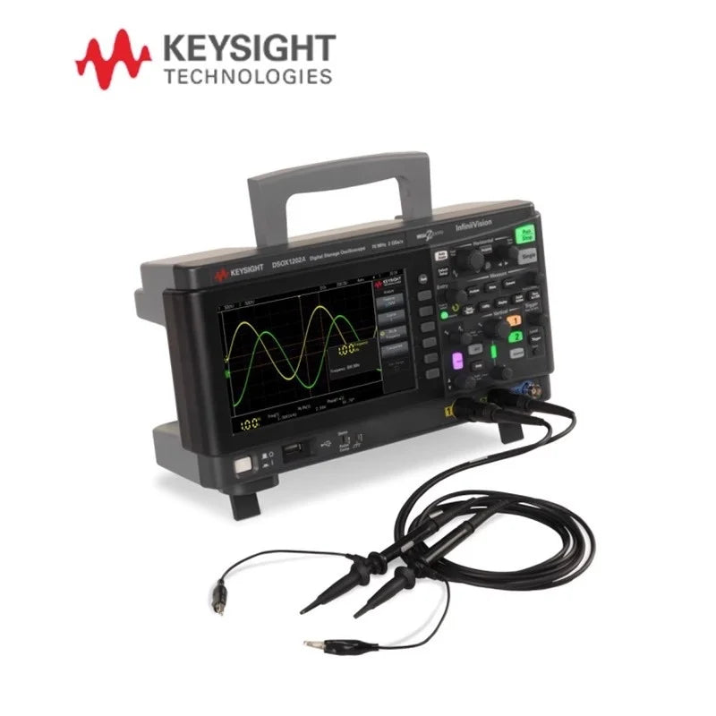 Keysight Dsox1202A USB Portable Dual Channel Digital Oscilloscope with Edux1052A/G Features
