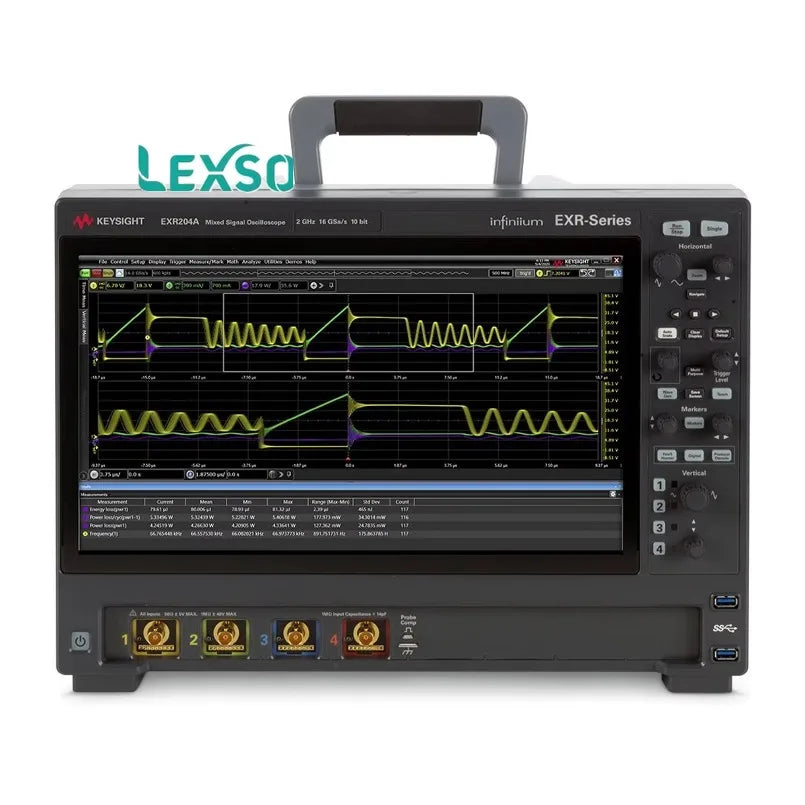 Keysight EXR204A Infiniium EXR Series Oscilloscope 2 GHz 4 Channels Maximum Memory Depth 1.6 Gpts lexso