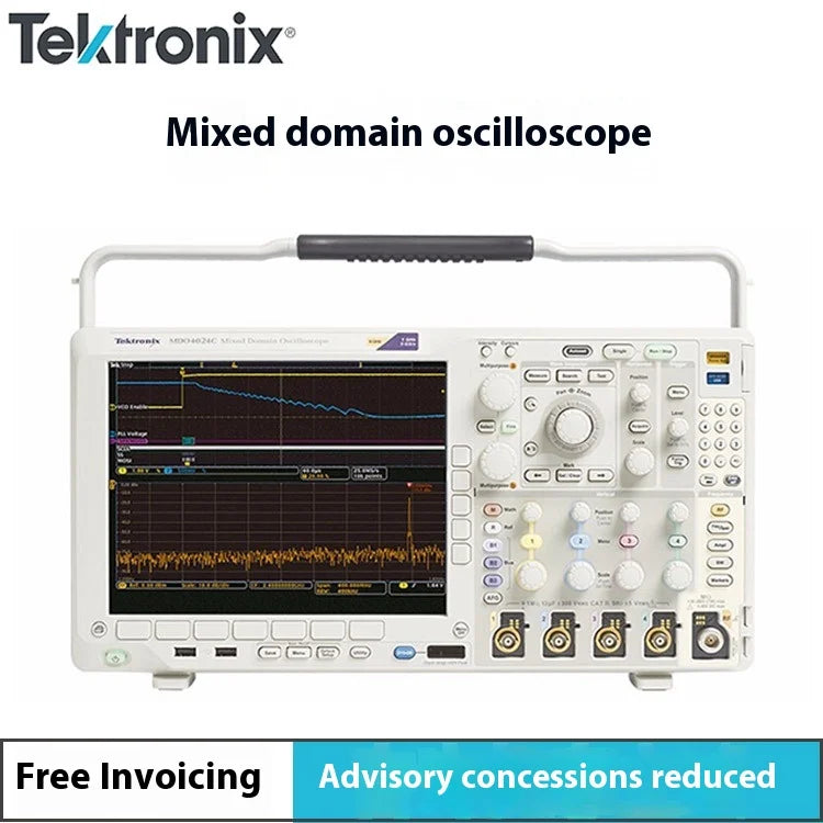 Tektronix MDO4000C Portable Digital Storage Oscilloscope Four-Channel with Large Screen Mixed Domain Technology 1000MHz Capacity