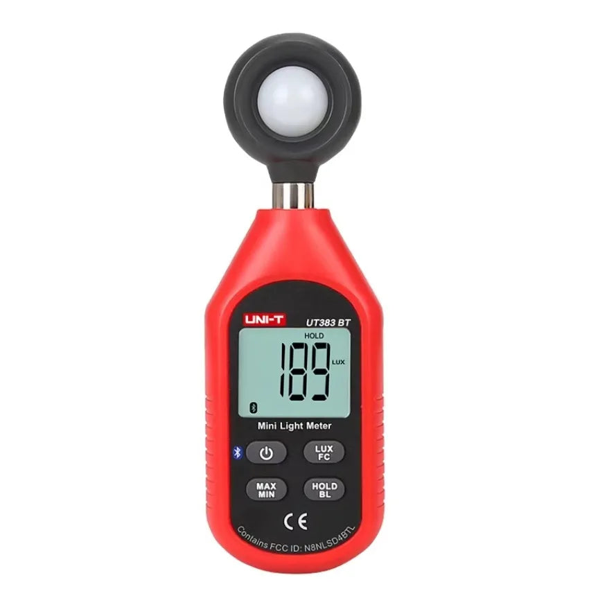 UNI-T UT383BT Light Meter 200,000 LUX Digital Luxmeter Luminance Lux Fc Test Max Min Illuminometers Photometer LS    ytdi