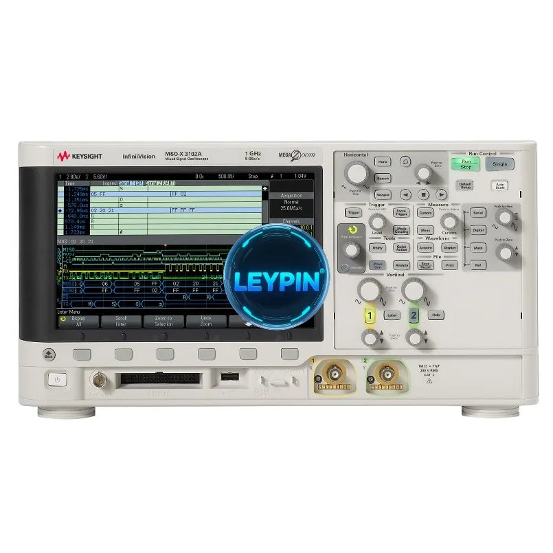 Keysight MSOX3052A Mixed Signal Oscilloscope: 500 MHz, 2 Analog and 16 Digital Channels    lexso