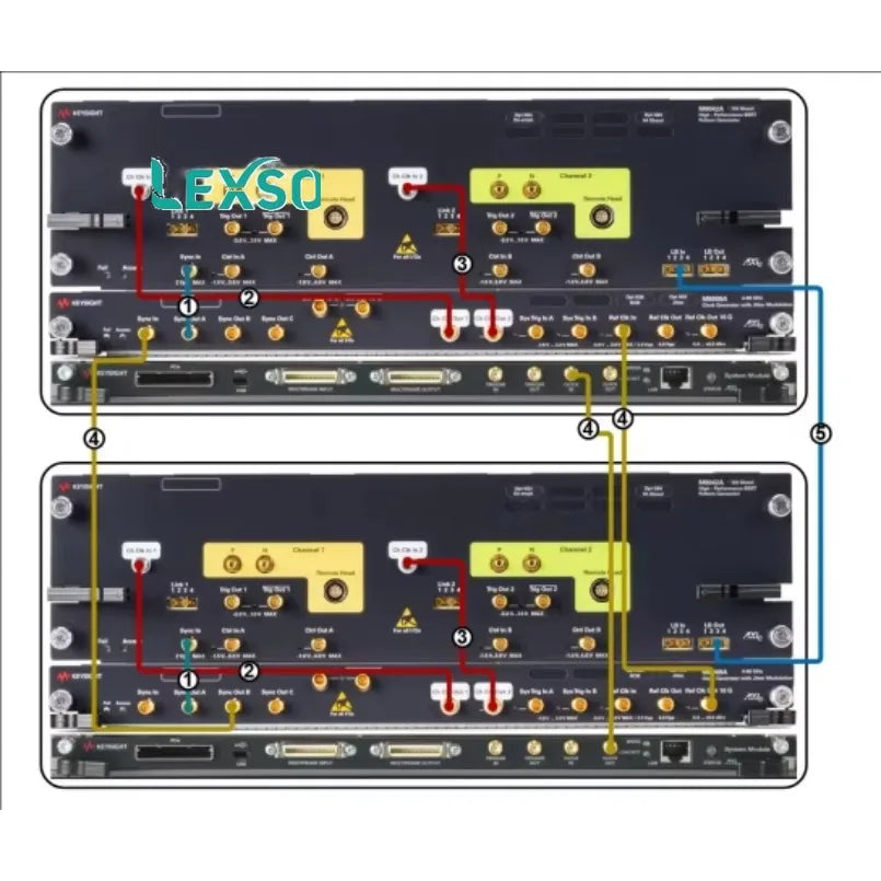 Keysight  M8008A Clock Generator Module, 32 - 64 GHz Continuous Frequency Range, Output Amplitude up to +10 DBm    lexso