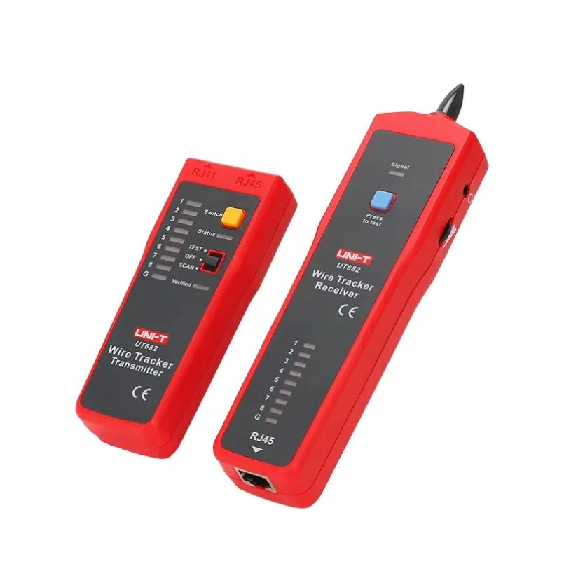 UNI-T UT682 Industrial Cable Tester Tracker Automotive Telephone Network Wire Tracker Car Tracker Wired Purpose Vehicle Wired lexso