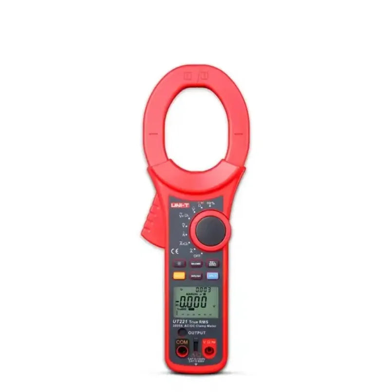 UNI-T UT221 Handheld 2000A Digital Clamp Meter Overload Protection True RMS Ammeter Resistance Frequency Measurement Meter lexso