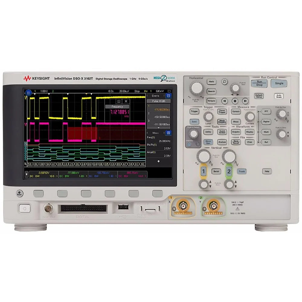 osciloscopio Keysight Technologies InfiniiVision 3000T X Series MSOX3102T 1GHz Bench Oscilloscope 2 Analogue Channels 16 Digital Measuring   ytdi