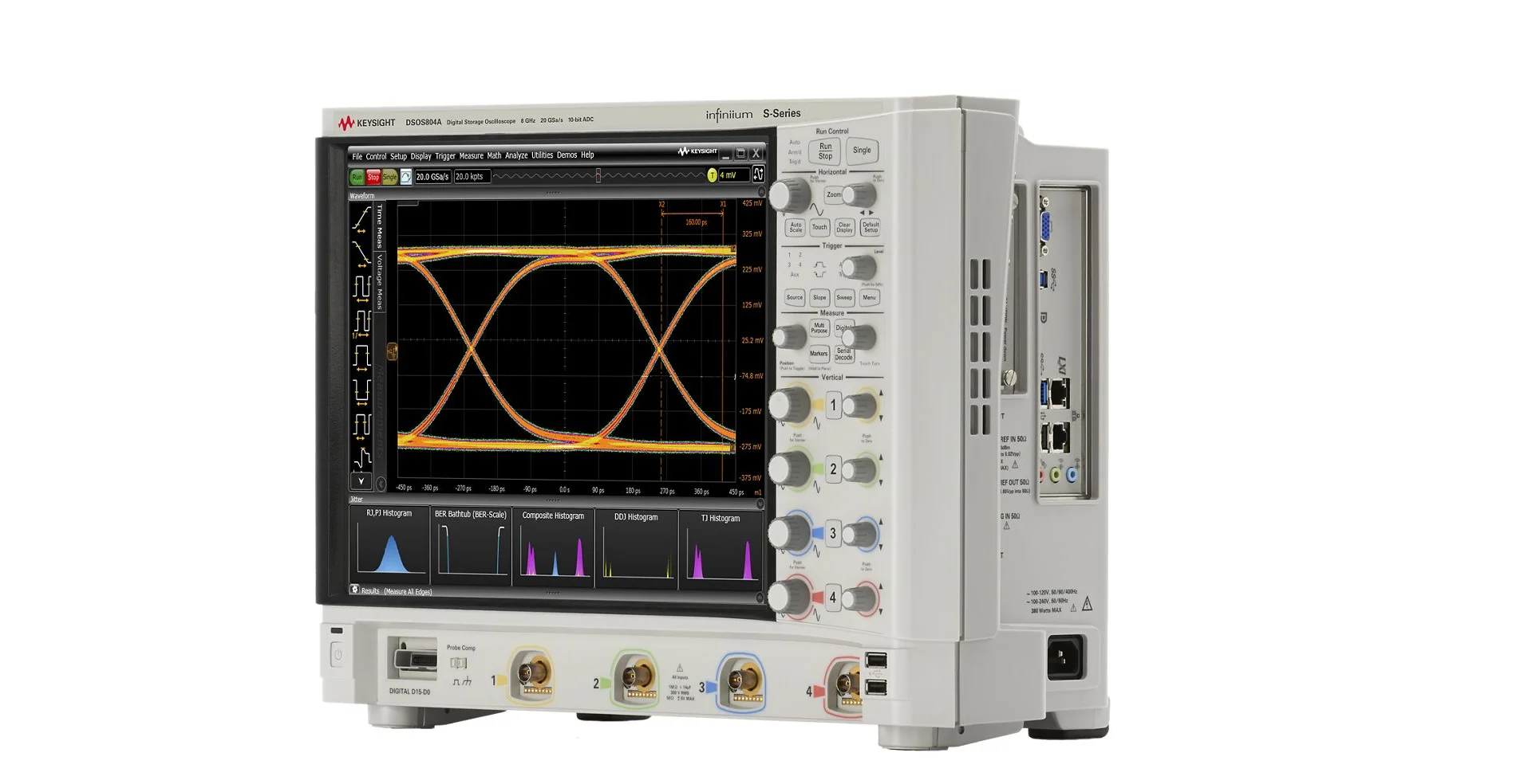 TTLTES KEYSIGHT High-Definition 8 GHz Oscilloscope 4 Analog Channels with KEYSIGHT DSOS804A