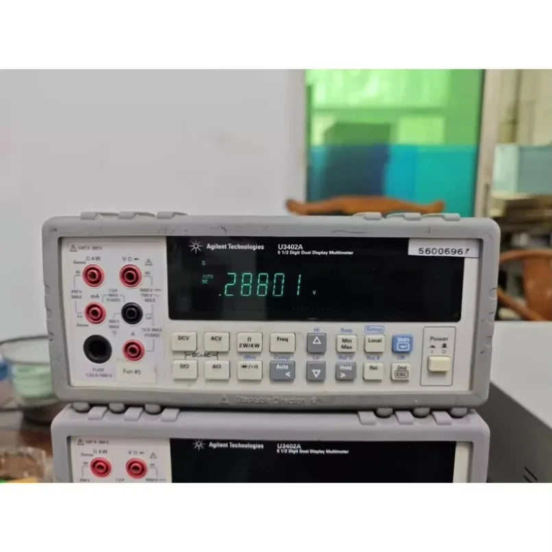 used Agilent Keysight U3402A 5 1/2 Digit Dual Display Multimeter 1pc   lexso